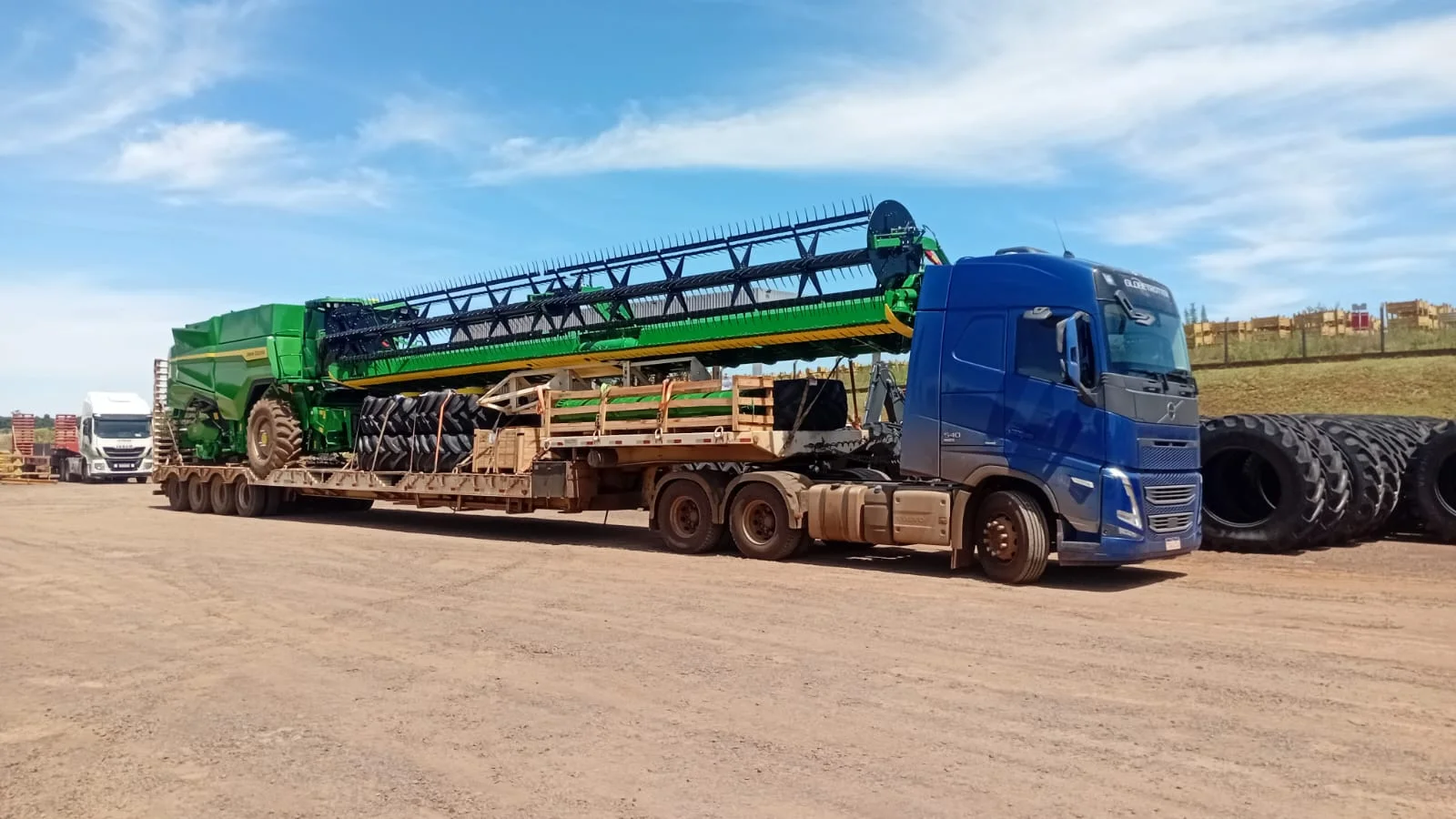 Transporte de Colheitadeira