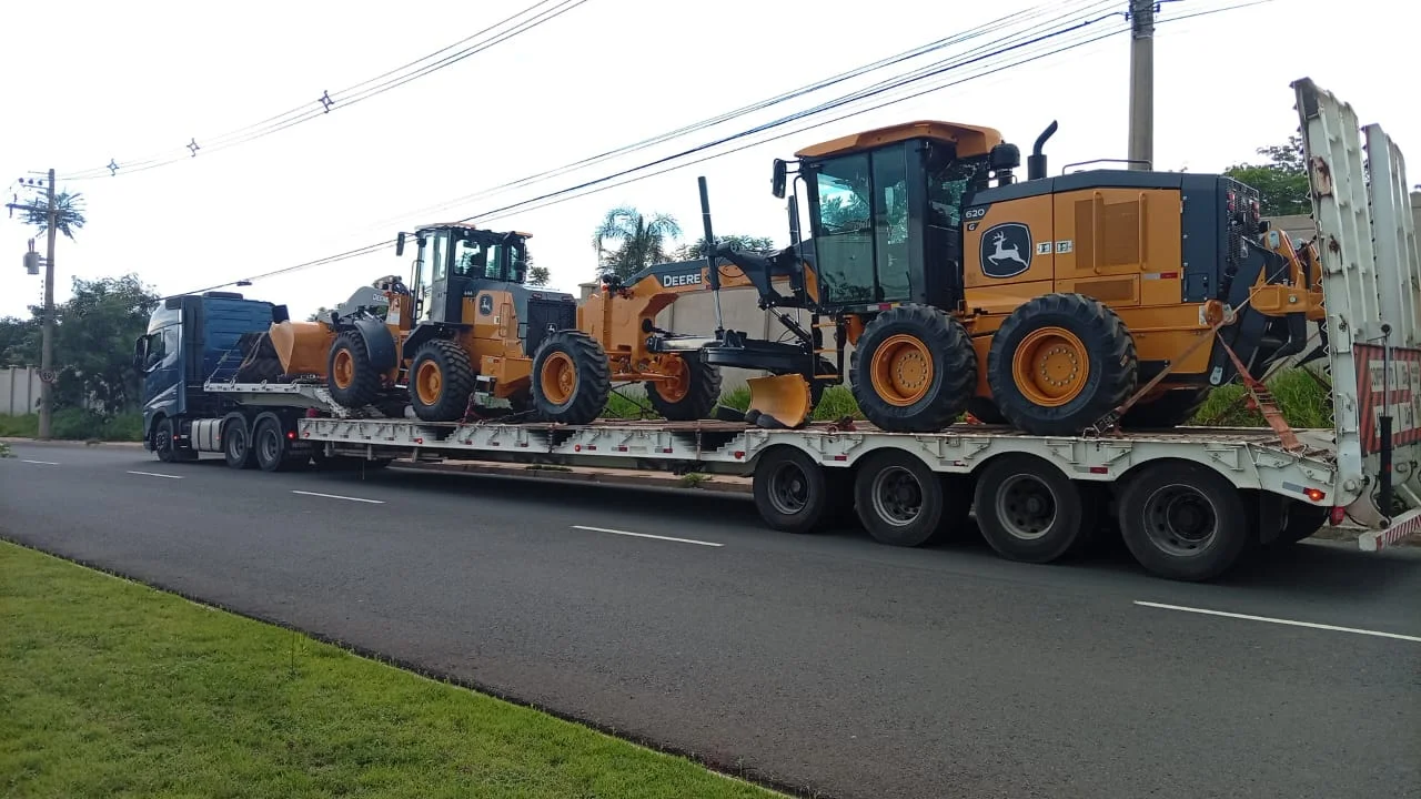 Transporte de Escavadeira
